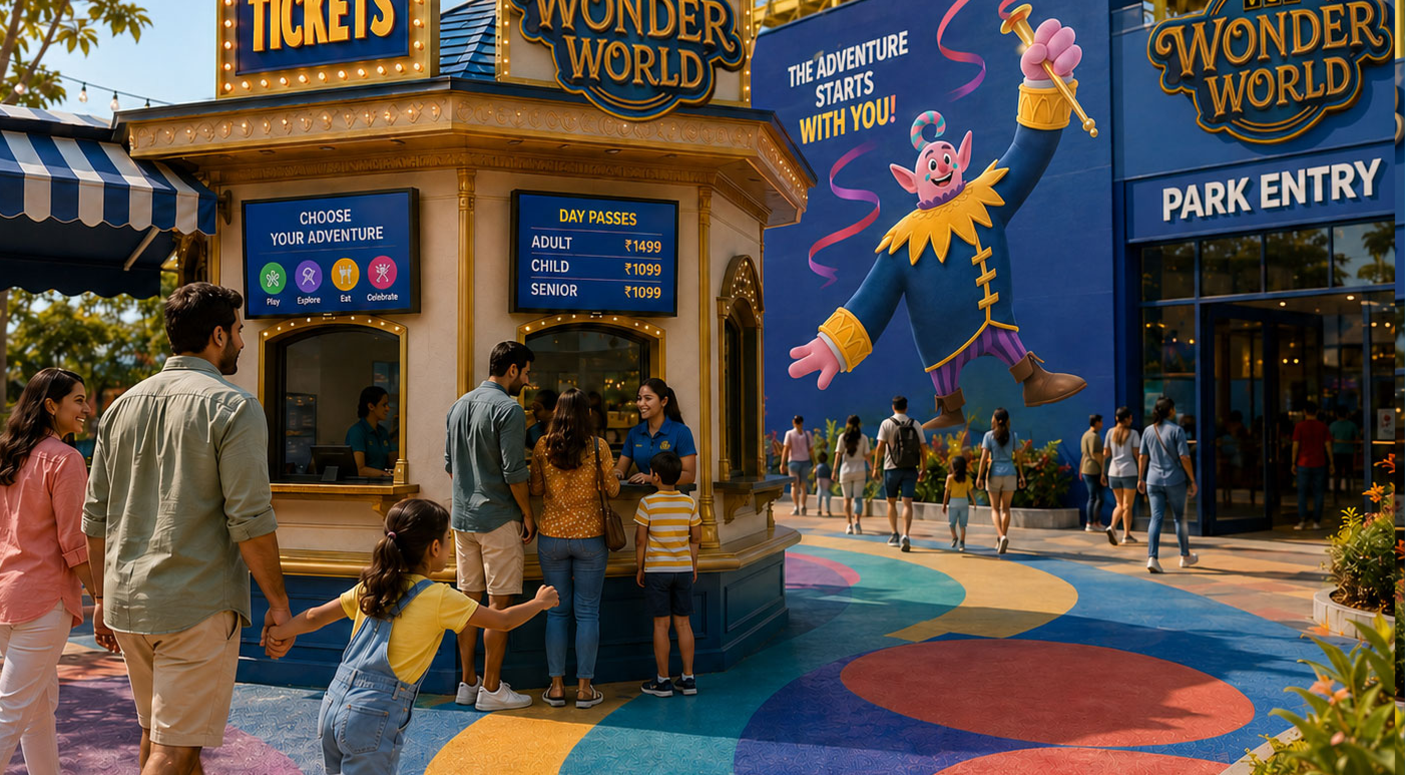 VGP Wonder World ticket counter
